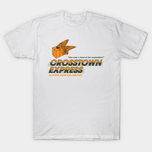 Crosstown Express Delivery Service T-Shirt by MindsparkCreative